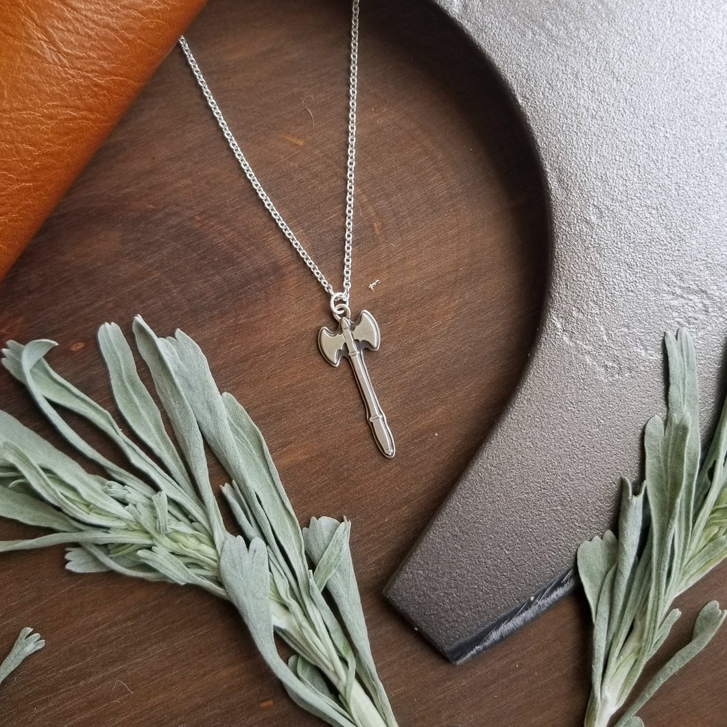 Tiny Battle Axe Charm