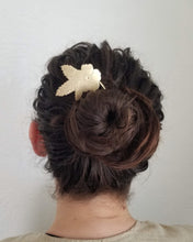 Wild Rose Brass Hairpin