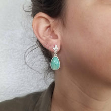 Amazonite Sagebrush Earrings