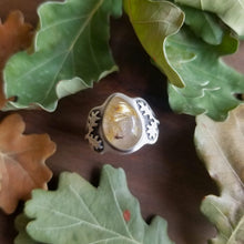 Oak Leaf Rutile Quartz Ring Size 9.5