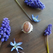 Pink Tourmaline Crocus Ring Size 6.5