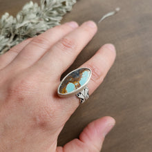 Turquoise Sagebrush Cocktail Ring Size 7.5