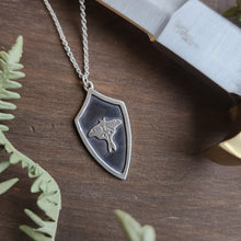 Luna Moth Shield Necklace