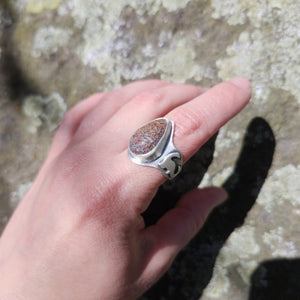 Dinosaur Bone Ring, Size 10