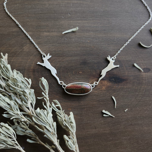 Rabbit Jasper Necklace