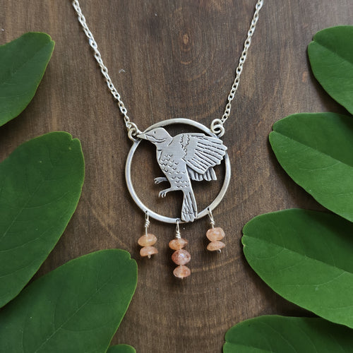 Flicker Necklace with Sunstone