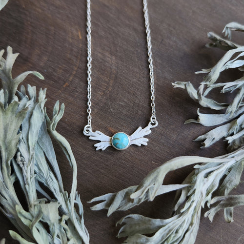 Tiny Turquoise Sagebrush Necklace