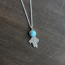 Tiny Sagebrush and Turquoise Necklace
