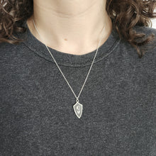 Flower Shield Necklace