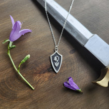 Flower Shield Necklace