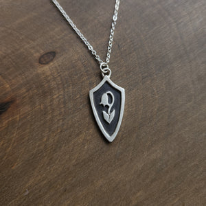 Flower Shield Necklace