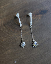 Labradorite Flail Stud Earrings