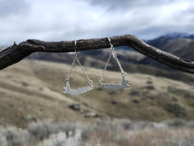 Coyote Mandible Dangle Earrings