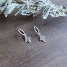 Tiny Sagebrush Hoop Earrings