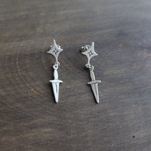 Daggers and Stars Studs