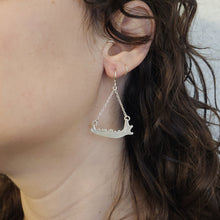 Coyote Mandible Dangle Earrings