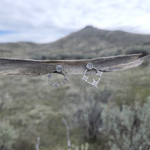 Rutile Quartz Celestial Studs