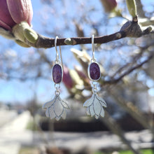Magnolia Pink Sapphire Earrings