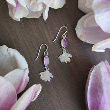 Magnolia Pink Sapphire Earrings