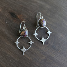 Cosmic Boulder Opal Earrings