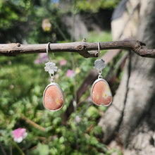 Desert Primrose and Scorpion Jasper Earrings