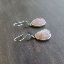 Desert Primrose and Scorpion Jasper Earrings