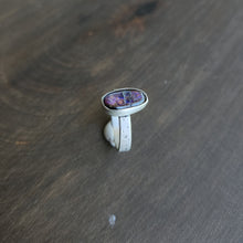 Cosmic Boulder Opal Ring size 7.5