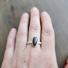 Cosmic Boulder Opal Ring size 9