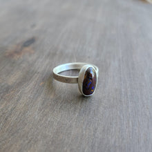Cosmic Boulder Opal Ring size 9