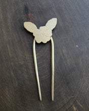 Wild Rose Brass Hairpin