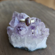 Cosmic Boulder Opal Ring size 8.5