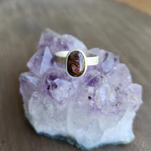 Cosmic Boulder Opal Ring size 10