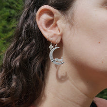 Rabbits Over the Moon Earrings