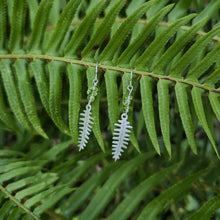 Fern and Peridot Earrings