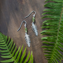 Fern and Peridot Earrings