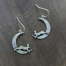 Rabbits Over the Moon Earrings