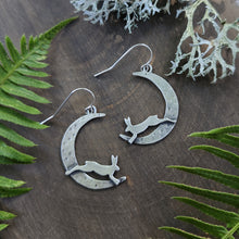 Rabbits Over the Moon Earrings