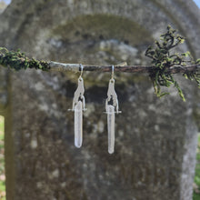 Witchy Crystal Hand Earrings