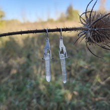 Witchy Crystal Hand Earrings