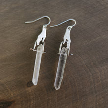 Witchy Crystal Hand Earrings
