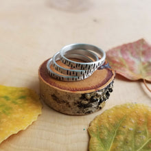 Birch Bark Stacking Bands, Made to Order