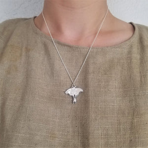 Luna Moth Charm Necklace