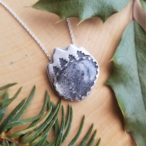 Night Quartz Mountain Necklace