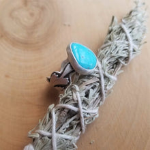 Turquoise Sagebrush Cocktail Ring Size 10
