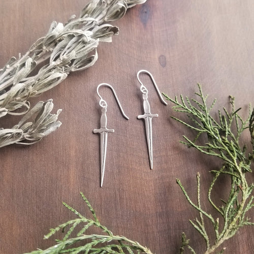 Dagger Earrings, Made to Order