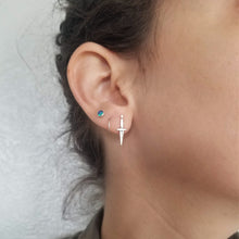 Tiny Dagger Stud Earrings