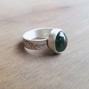 Emerald Pine Ring Size 6